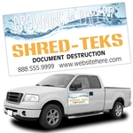 Magnetic Car/Truck/Auto/Vehicle Signs - 24x12 Round Corners