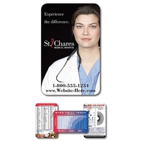 Health Laminated Wallet Card - 3.5x2.25 (2-Sided) - 14 pt.... from ASI 91760...