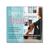 Magnet - 4x4 Square Corners - 20 mil.... from ASI 91760 Tradenet Publishing /...