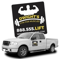 Magnetic Car/Truck/Auto/Vehicle Signs - 12x12 Round Corners... from ASI 91760...