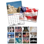 13 Month Custom Appointment Wall Calendar - PATRIOTIC
