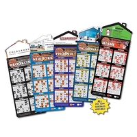 Magna-Card House Shape Magnet - Basketball Schedules (3.5x9)... from ASI...