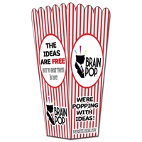 Paper Popcorn Style Box - Assemble Product - 14 pt.... from ASI 91760...