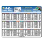 Laminated Card Football Schedule - 11x8.5 - 14 pt.