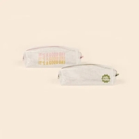 Small vinyl Dopp kit with zippered closure for holding toiletries.... from...