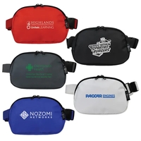 Crossbody sling pack made of recycled PET with an adjustable waist... from...