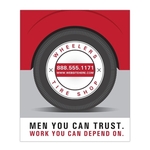 Magnet - 2.5x3 Square Corners - 25 Mil