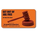 Custom Size / Shape - Laminated Card (10 Up) - 14 pt.