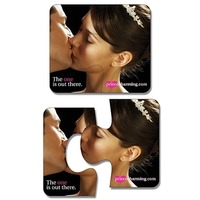 Magnet - 2-Piece Puzzle Shape (3.5x4) - 25 Mil.... from ASI 91760 Tradenet...