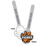 Plastic Paw Print I.D. Tags UV-Coated (1S) - 3.25x9.5 - 10 p