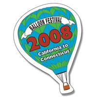 Magnet - Hot-Air Balloon Shape (2.375x3.5) - 25 Mil.... from ASI 91760...