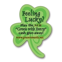 Magnet - Clover / Shamrock Shape (2.5x3) - 25 Mil.... from ASI 91760 Tradenet...