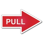 Magnet - Arrow Shape - Right (4x2.4) - 20 mil.