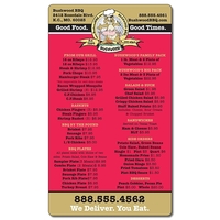 Delivery Magnets - 3.5x6 Round Corner - 25 mil.... from ASI 91760 Tradenet...