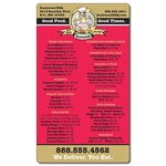 Delivery Magnets - 3.5x6 Round Corner - 25 mil.