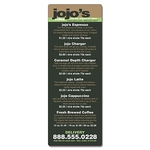 Delivery Laminated Menu Card - 3.5x8.5