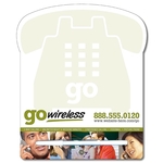 Memo Board - 8.5x10.125 Laminated Shaped (Phone) - 14 pt.