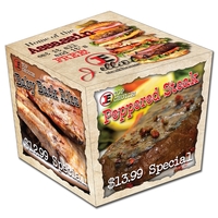 Table Tent 5-Sided Box - UV Coated (1S) (3.75x4 - Folded)... from ASI 91760...