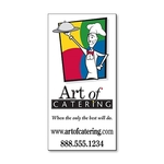 Magnet - 2.5x5 Square Corners - 25 Mil.