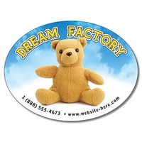 Magnet - 4x3 Oval Shape - 25 mil.... from ASI 91760 Tradenet Publishing /...