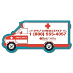 Magnet - 5.25x2.42 Ambulance Shape - 25 mil.