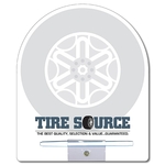 Memo Board - 8.5x10.125 Laminated Shaped (Round Top) - 14 pt