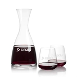 Barham Carafe & Breckland Stemless Wine