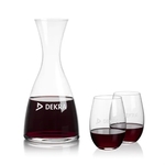 Barham Carafe & Laurent Stemless Wine