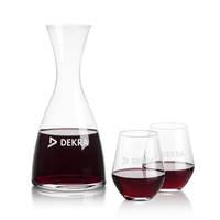 Barham Carafe & Reina Stemless Wine