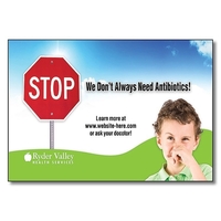 Custom Size / Shape - Laminated Card (8 Up) - 24 pt