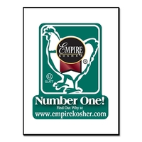 Magnet - 1.5x2 Square Corners - 25 Mil.... from ASI 91760 Tradenet Publishing...