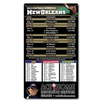 Magnet Football Sport Schedules - 4x7 Round Corners - NO3... from ASI 91760...