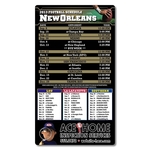 Magnet Football Sport Schedules - 4x7 Round Corners - NO3