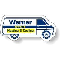 Magnet - Van Shape (3.125x1.4375) - 25 Mil.... from ASI 91760 Tradenet...