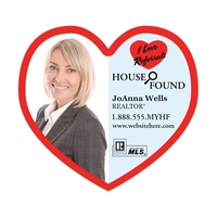 Magnet - Big Heart Shape (3.25x3) - 25 Mil.... from ASI 91760 Tradenet...