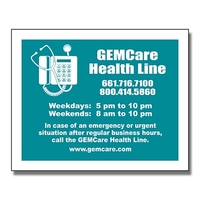 Magnet - 3x3.75 Square Corner - 25 Mil.... from ASI 91760 Tradenet Publishing...