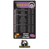 School Calendar Magnet - 3.5x6 Round Corners - 25 mil.... from ASI 91760...