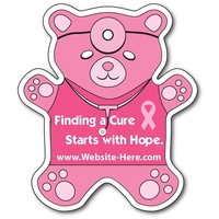 Awareness Magnet - Teddy Bear Shape (4x4.625) - 25 mil.... from ASI 91760...