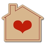 Magnet - 3.125x2.875 House Shape - 20 mil.