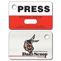 Laminated I.D./Wallet Card with Punch - 3.5x2.25 - 14 pt.... from ASI 91760...