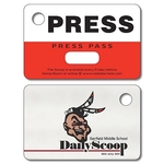 Laminated I.D./Wallet Card with Punch - 3.5x2.25 - 14 pt.