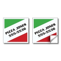 Sticker / Decal - UV-Coated Vinyl - 2.5x2.5 Square Shape... from ASI 91760...