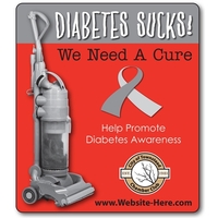 Awareness Magnet - 3.5x4 Round Corners - 25 Mil.... from ASI 91760 Tradenet...