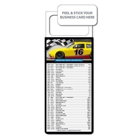 M.B.C. Sport Schedules - NASCAR Racing (3.5x9)... from ASI 91760 Tradenet...