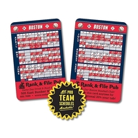 Laminated Wallet Card - 3.5x2.25 Baseball Schedules (2-Sided... from ASI...
