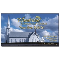 Religious Business Card Magnet - 3.5x2 (Square Corners) - 25... from ASI...