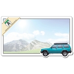 Mini Memo Board Shape - 8.5x4.875 Laminated - AUTO / CAR / V