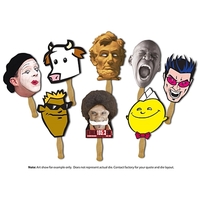 Hand Mask - Custom Shape Laminated (Die Charge Applies) - 14... from ASI...