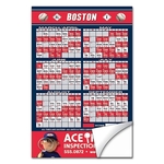 Baseball Schedule Sticker / Decal - UV-Coated Vinyl - 4x6 Re