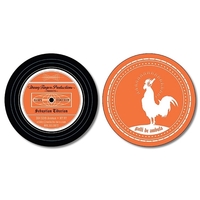 Extra-Thick UV-Coated (1S) Paper Business Card (2.5x2.5) - B... from ASI...